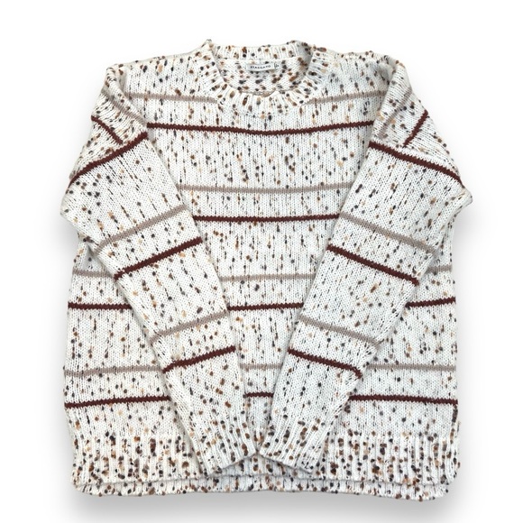 Staccato Popcorn Striped Crewneck Sweater - Picture 1 of 7